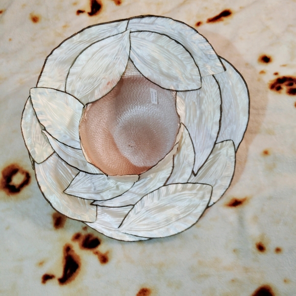 🖤3for25🖤Boho Tribal Cottagecore Avant Garde Handmade African Leafy Sun Hat - Picture 12 of 12